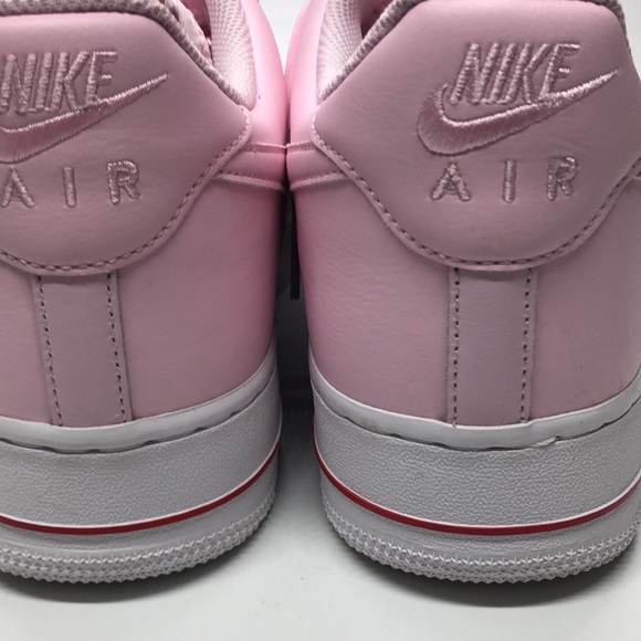 Mens Air Force 1 “07 Pink/White CU6312-600 USED Worn Once Sz 14 - Picture 6 of 10